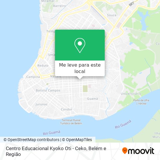 Centro Educacional Kyoko Oti  - Ceko mapa