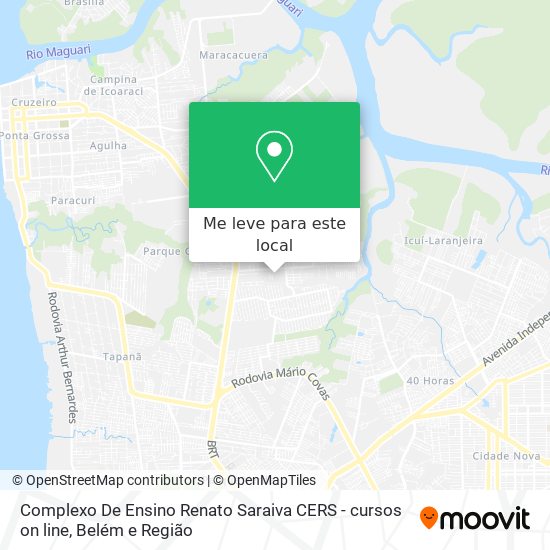 Complexo De Ensino Renato Saraiva CERS - cursos on line mapa