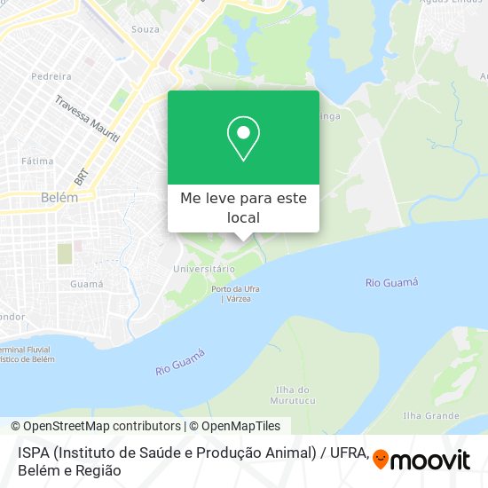 ISPA (Instituto de Saúde e Produção Animal) / UFRA mapa