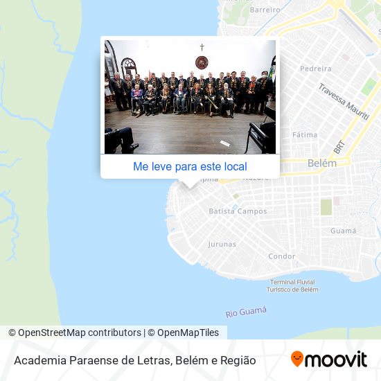 Academia Paraense de Letras mapa