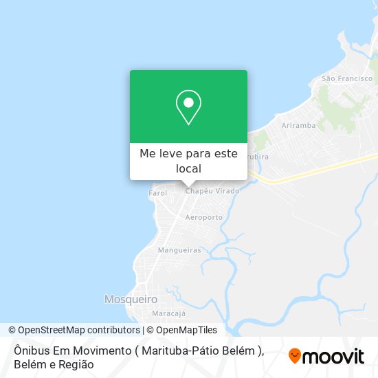 Ônibus Em Movimento ( Marituba-Pátio Belém ) mapa