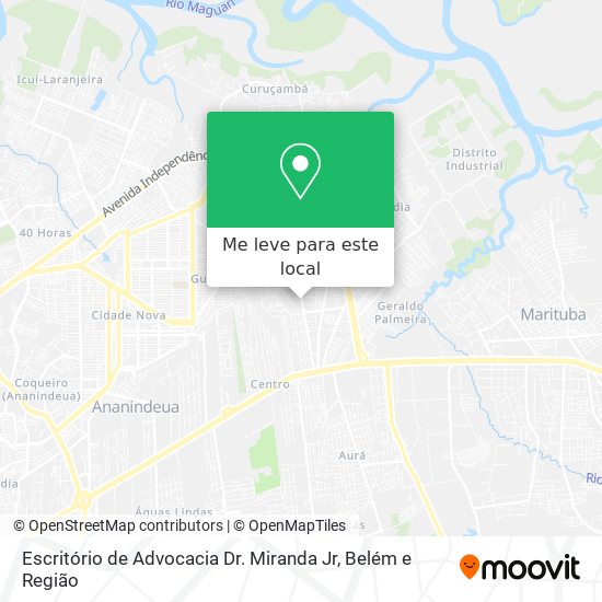 Escritório de Advocacia Dr. Miranda Jr mapa