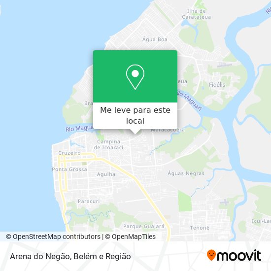 Arena do Negão mapa