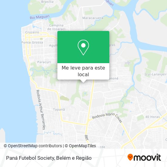 Paná Futebol Society mapa