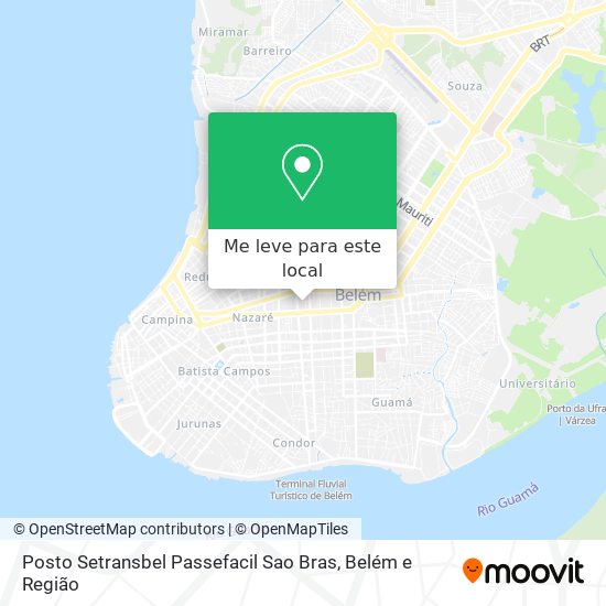 Posto Setransbel Passefacil Sao Bras mapa
