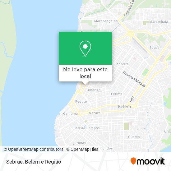 Sebrae mapa