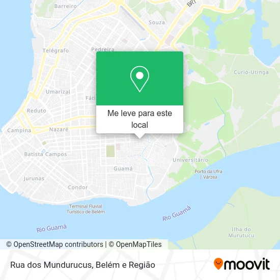 Rua dos Mundurucus mapa