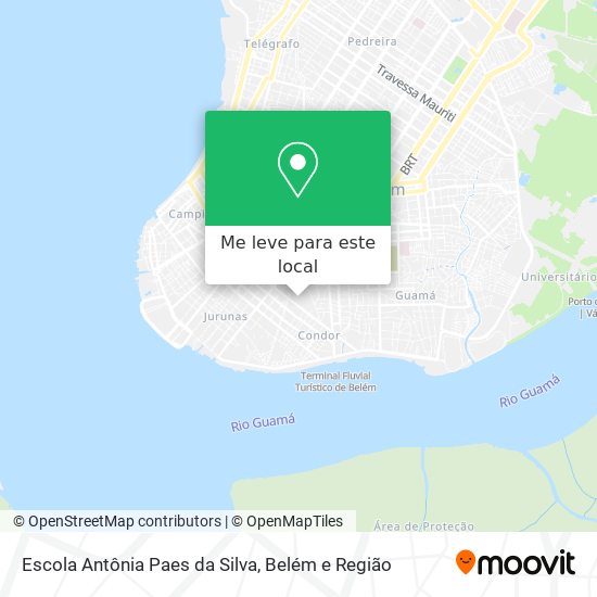 Escola Antônia Paes da Silva mapa