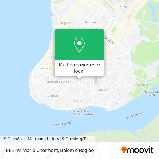 EEEFM Mário Chermont mapa