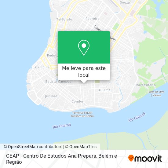 CEAP - Centro De Estudos Ana Prepara mapa