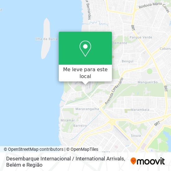 Desembarque Internacional / International Arrivals mapa