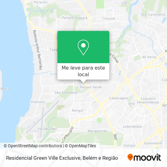 Residencial Green Ville Exclusive mapa