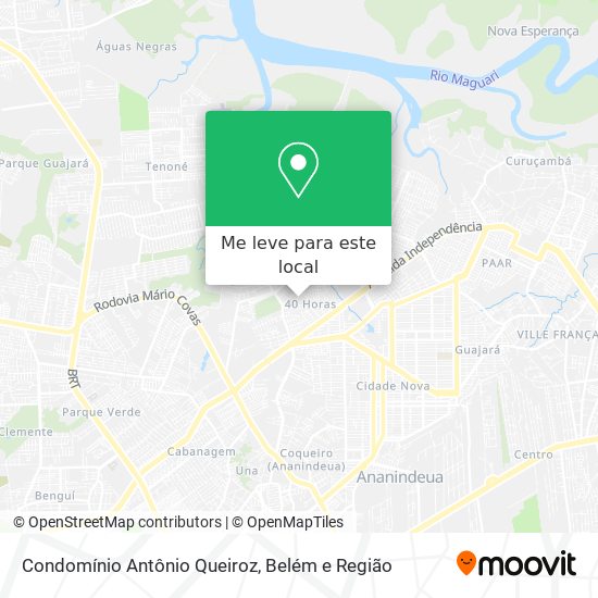 Condomínio Antônio Queiroz mapa