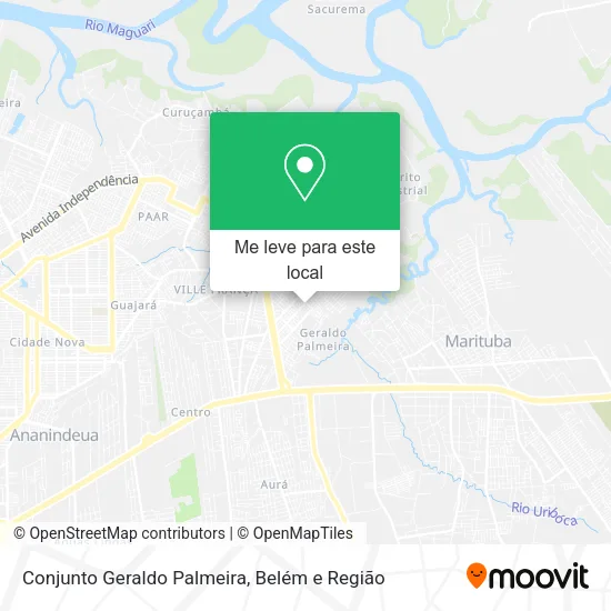 Conjunto Geraldo Palmeira mapa