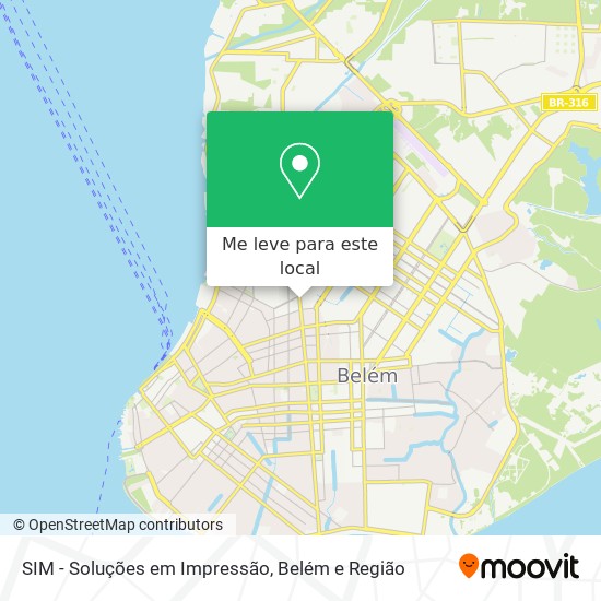 SIM - Soluções em Impressão mapa