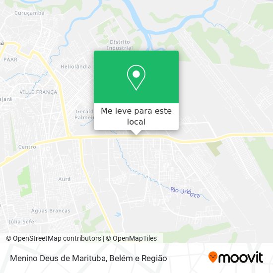 Menino Deus de Marituba mapa