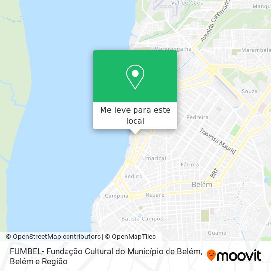 FUMBEL-  Fundação Cultural do Município de Belém mapa
