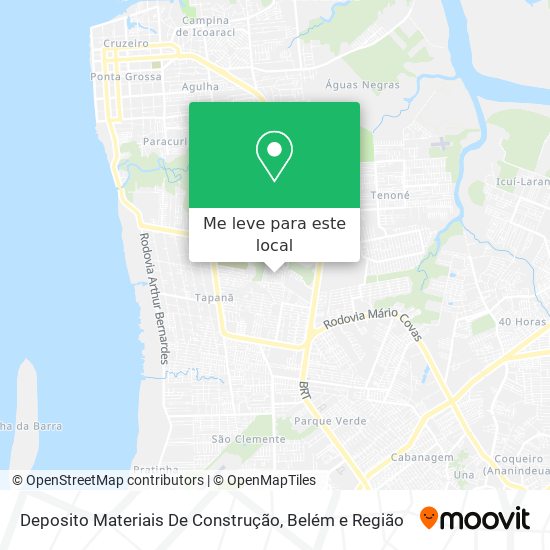 Deposito Materiais De Construção mapa