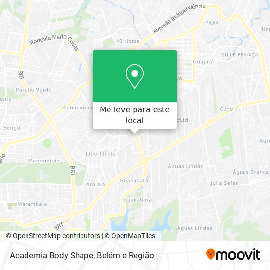 Academia Body Shape mapa