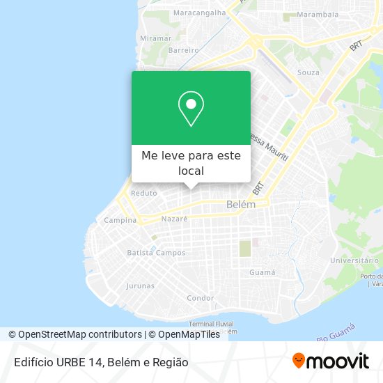Edifício URBE 14 mapa