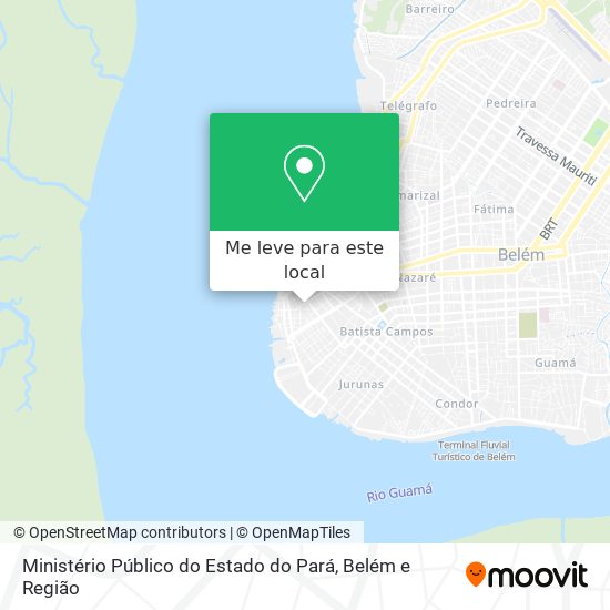 Ministério Público do Estado do Pará mapa