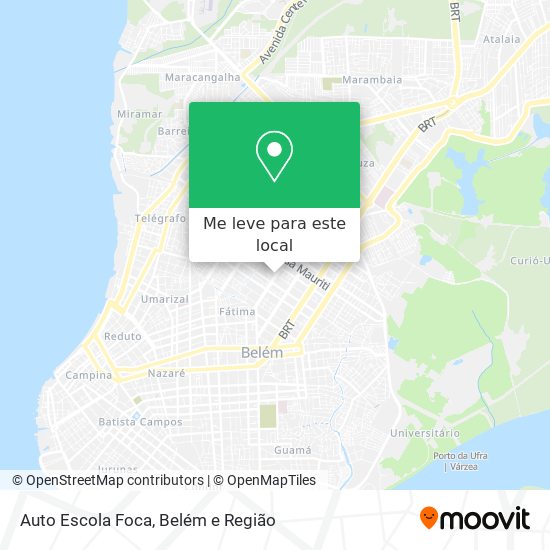 Auto Escola Foca mapa