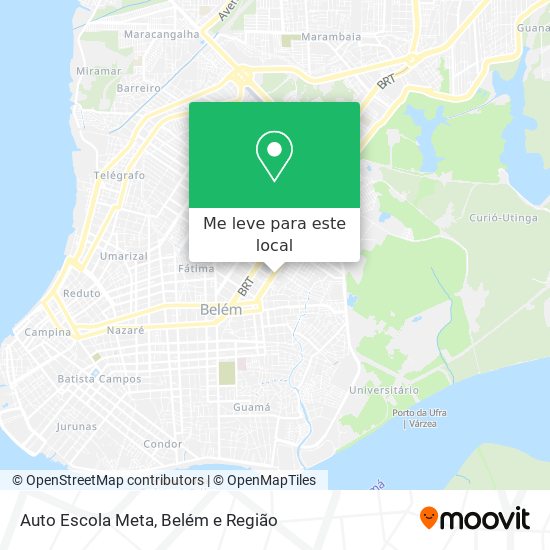 Auto Escola Meta mapa