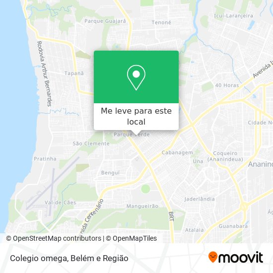 Colegio omega mapa