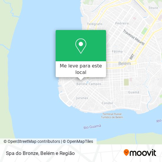 Spa do Bronze mapa