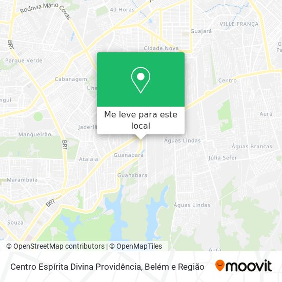 Centro Espírita Divina Providência mapa