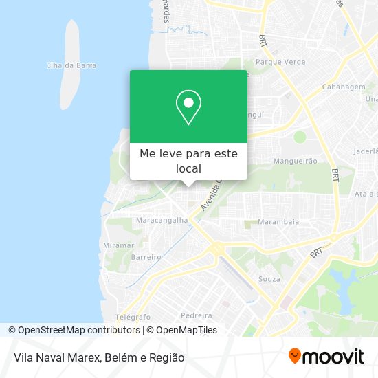 Vila Naval Marex mapa