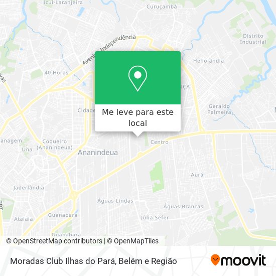 Moradas Club Ilhas do Pará mapa