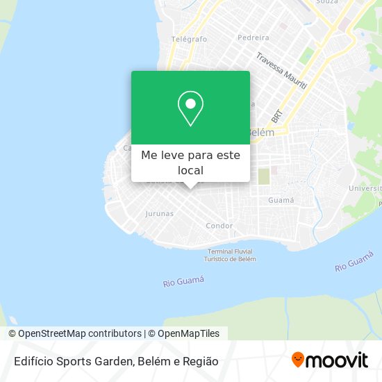 Edifício Sports Garden mapa