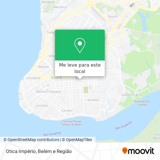 Otica Império mapa