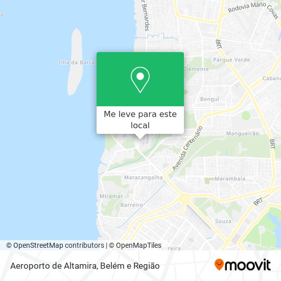 Aeroporto de Altamira mapa