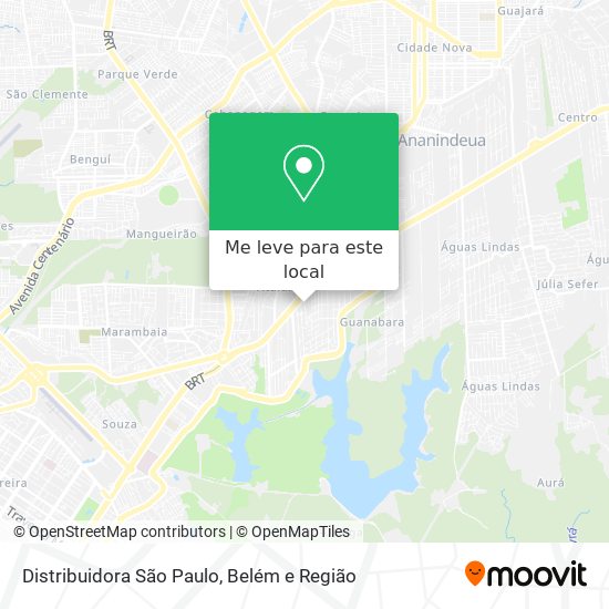 Distribuidora São Paulo mapa