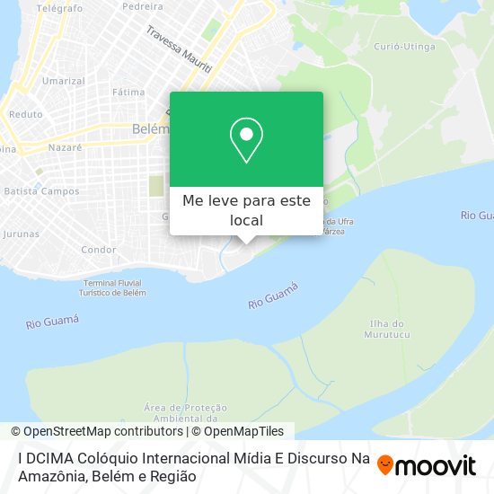 I DCIMA Colóquio Internacional Mídia E Discurso Na Amazônia mapa