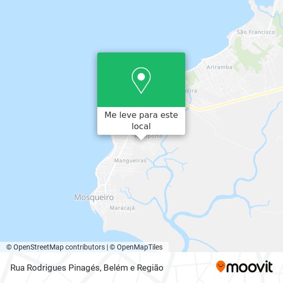 Rua Rodrigues Pinagés mapa