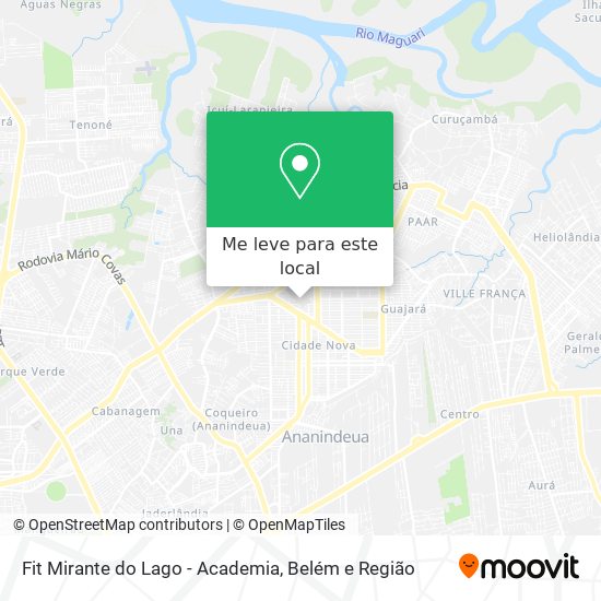 Fit Mirante do Lago - Academia mapa