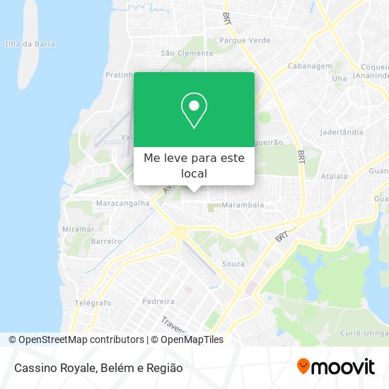Cassino Royale mapa