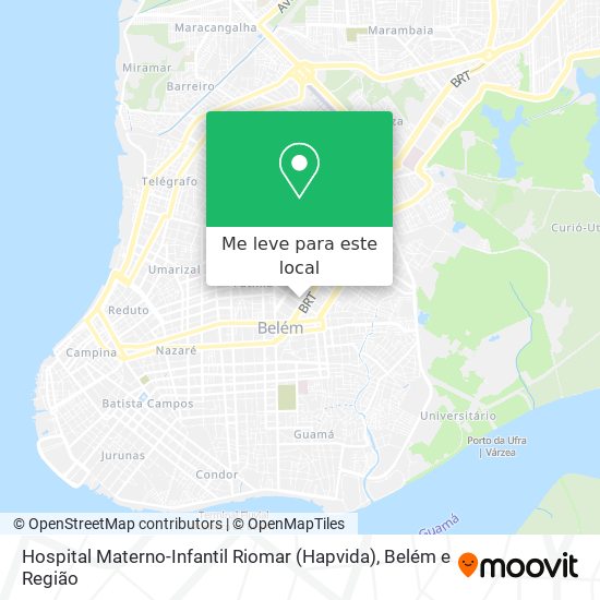 Hospital Materno-Infantil Riomar (Hapvida) mapa