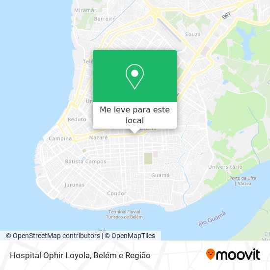 Hospital Ophir Loyola mapa