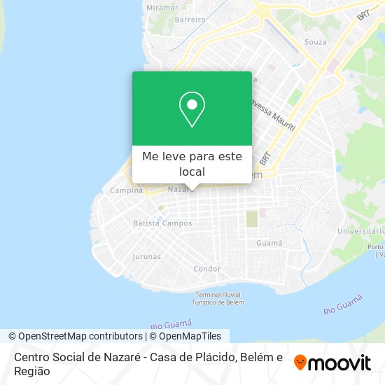 Centro Social de Nazaré - Casa de Plácido mapa