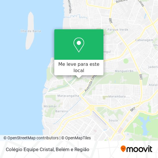 Colégio Equipe Cristal mapa