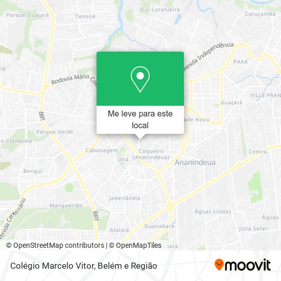 Colégio Marcelo Vitor mapa