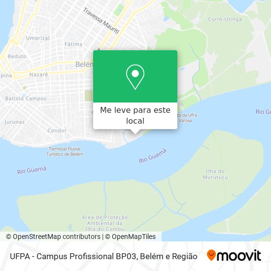 UFPA - Campus Profissional BP03 mapa