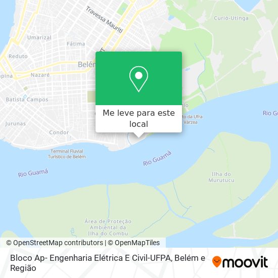 Bloco Ap- Engenharia Elétrica E Civil-UFPA mapa