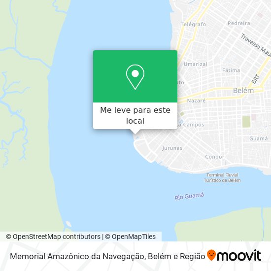 Memorial Amazônico da Navegação mapa