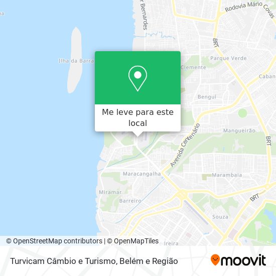 Turvicam Câmbio e Turismo mapa