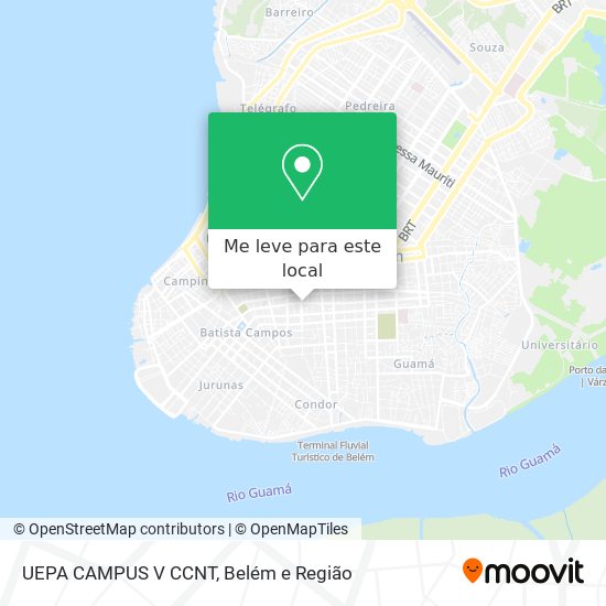 UEPA  CAMPUS V CCNT mapa
